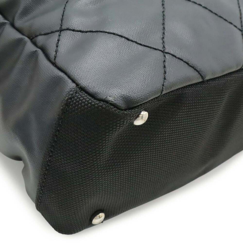 CHANEL Black Leather Shoulder Bag - Picture 4 of 10